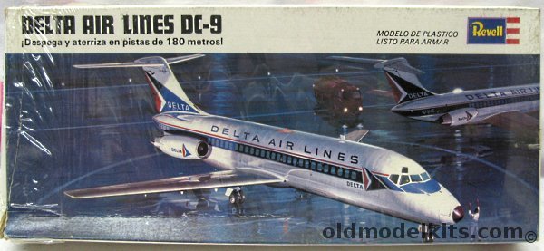 Revell 1/120 Douglas DC-9 - Lodela Issue, H247 plastic model kit